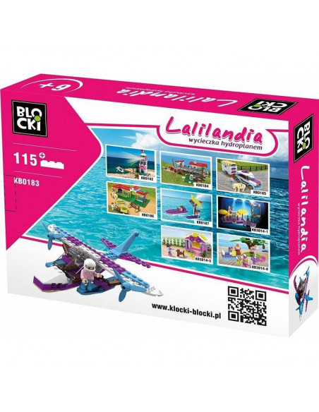 Lalilandia Hidroavion 115 piese, Joc Constructie