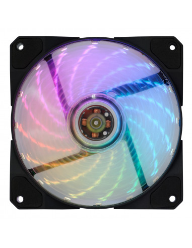 VENTILATOR SPACER PC 120x120x26 mm, RGB light, necesita fan hub