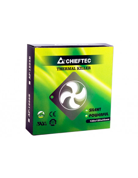 VENTILATOR CHIEFTEC PC 120x120x25 mm, 3-pin "AF-1225S",AF-1225S
