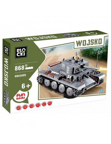 Tank 868 piese, Joc Constructie Blocki,UNIQ20807