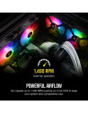 VENTILATOR CORSAIR, pt PC, 120 mm, 1400 rpm, LED RGB, pack 1