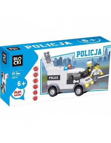 Politie 85 piese, Joc Constructie Blocki,UNIQ40802