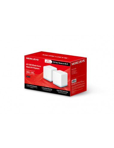 MESH MERCUSYS, wireless, router AC1200, pt interior, 1200 Mbps