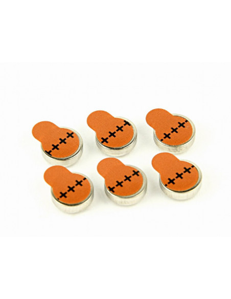 BATERIE GEMBIRD, butoni (ZA312), 1.4V zinc, 6 buc.