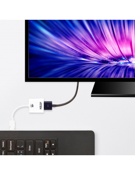 CABLU video ATEN, cablu or adaptor video, DisplayPort (T) la