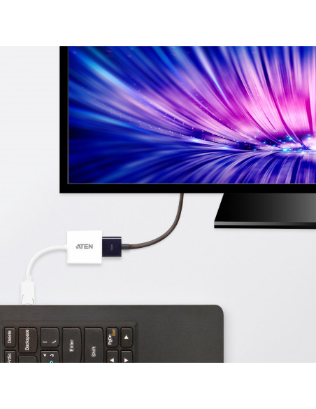 CABLU video ATEN, cablu or adaptor video, DisplayPort (T) la