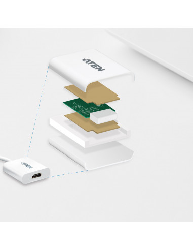 CABLU video ATEN, cablu or adaptor video, DisplayPort (T) la