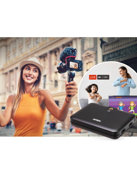 CABLU video ATEN, cablu or adaptor video, HDMI (M) la USB
