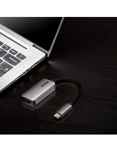 CABLU video ATEN, cablu or adaptor video, USB Type-C (T) la 2
