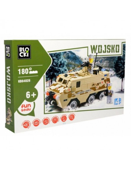 Blindata 180 piese, Joc Constructie Blocki,UNIQ30804
