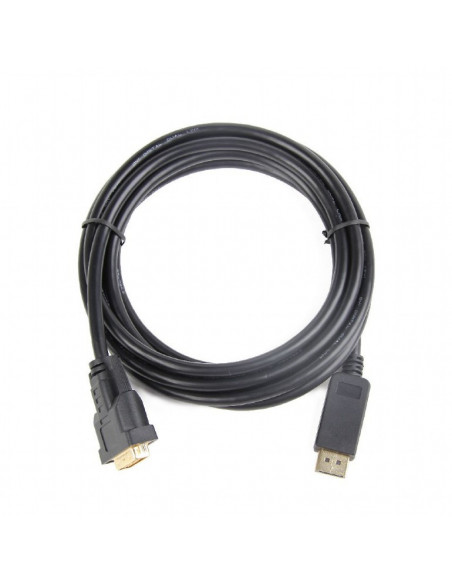 CABLU video GEMBIRD, adaptor DisplayPort (T) la DVI-D DL (T) CABLU video GEMBIRD, adaptor DisplayPort (T) la DVI-D DL (T)
