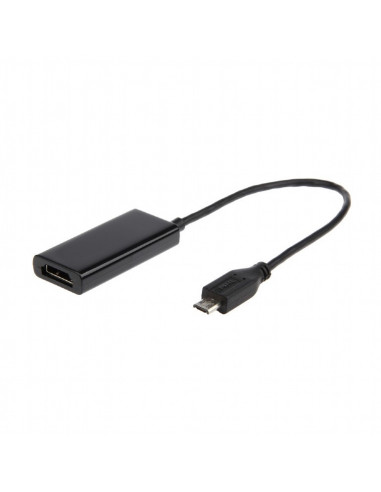 CABLU video GEMBIRD, adaptor Micro-USB (T) la HDMI (M), 16cm