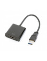 CABLU video GEMBIRD, adaptor USB 3.0 (T) la HDMI (M), 15cm