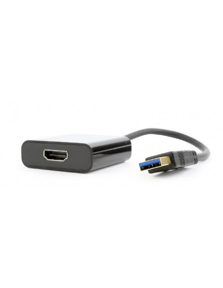 CABLU video GEMBIRD, adaptor USB 3.0 (T) la HDMI (M), 15cm CABLU video GEMBIRD, adaptor USB 3.0 (T) la HDMI (M), 15cm