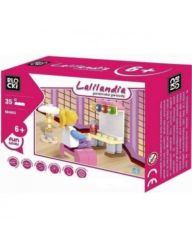 Lalilandia Dressing 35 piese, Joc Constructie Blocki,UNIQ46034
