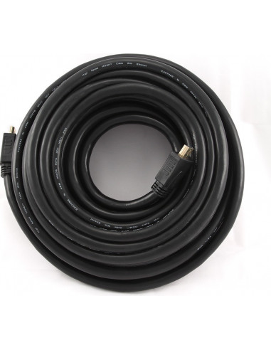 CABLU video GEMBIRD, HDMI (T) la HDMI (T), 15m, conectori