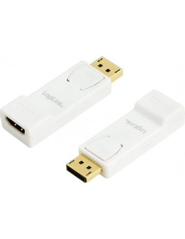ADAPTOR video LOGILINK, DisplayPort (T) la HDMI (M), conectori