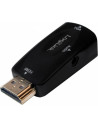 ADAPTOR video LOGILINK, splitter HDMI (T) la VGA (M) + Jack
