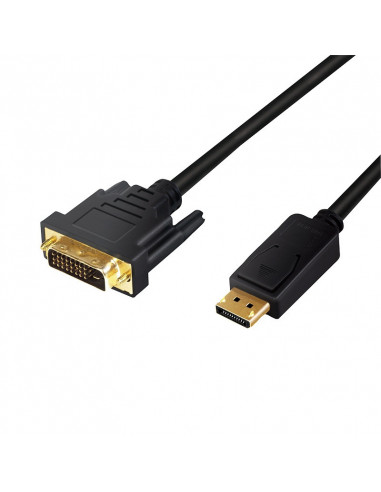 CABLU video LOGILINK, adaptor DisplayPort (T) la DVI-D DL (T)
