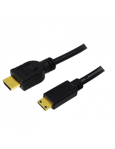 CABLU video LOGILINK, adaptor HDMI (T) la Mini-HDMI (Type