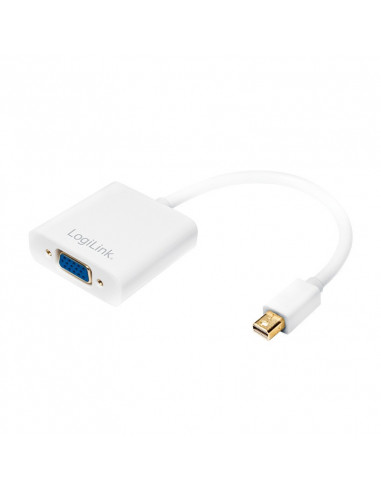 CABLU video LOGILINK, adaptor Mini-DisplayPort (T) la VGA (M)