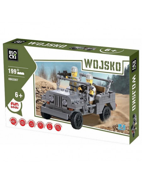 JEEP Armata 199 piese, Joc Constructie Blocki,UNIQ00809