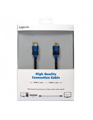 CABLU video LOGILINK, HDMI (T) la HDMI (T), 2m, premium