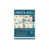 Bloc desen Mix Media, A3, fără spiră, Fabriano Bloc desen Mix Media, A3, fără spiră, Fabriano