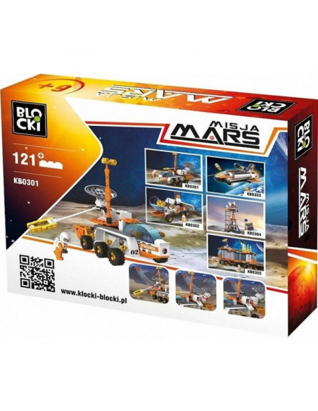 Misiune Marte 121 piese, Joc Constructie Blocki,UNIQ33096