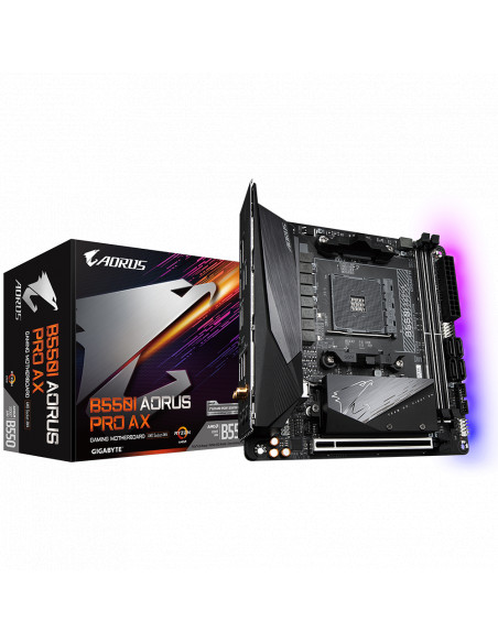Placa de baza Gigabyte B550I AORUS PRO AX AM4,B550I AORUS PRO AX