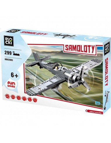 Avion 299 piese, Joc Constructie Blocki,UNIQ20053