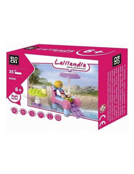 Lalilandia Summer 35 piese, Joc Constructie Blocki,UNIQ 46027
