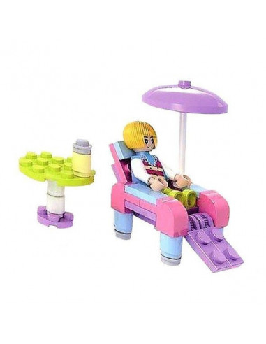 Lalilandia Summer 35 piese, Joc Constructie Blocki,UNIQ 46027