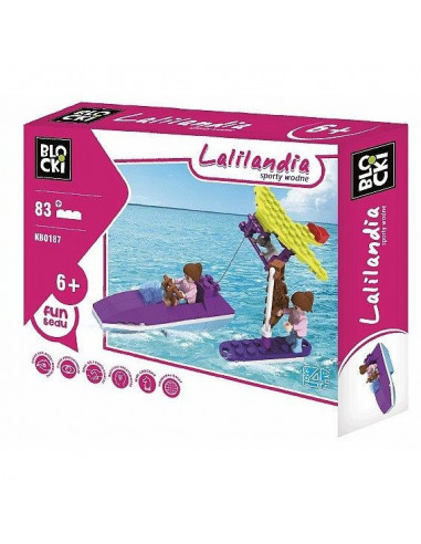 Lalilandia Sport pe apa 83 piese, Joc Constructie