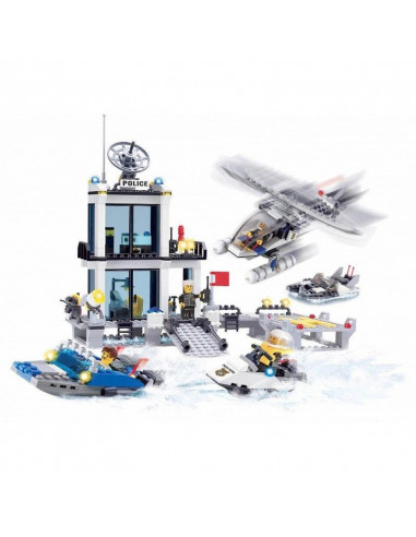 Statie Politie 536 piese, Joc Constructie Blocki,UNIQ70802