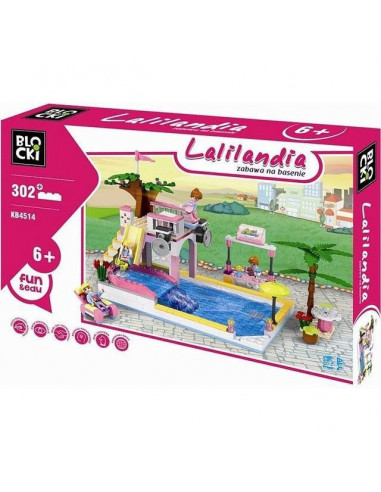 Lalilandia Piscina 302 piese, Joc Constructie Blocki,UNIQ45143
