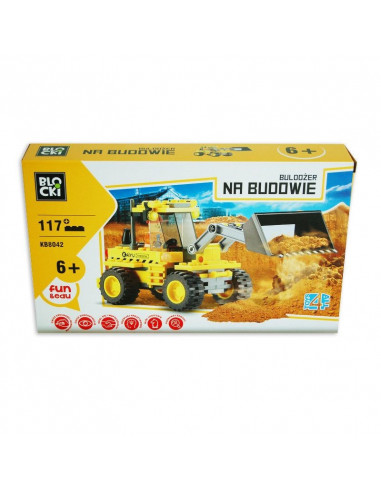 Buldozer 117 piese, Joc Constructie Blocki,UNIQ30801