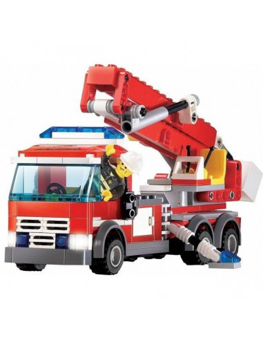Macara Pompieri 244 piese, Joc Constructie Blocki,UNIQ80808