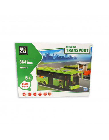 Autobuz 364 piese, Joc Constructie Blocki,UNIQ50802