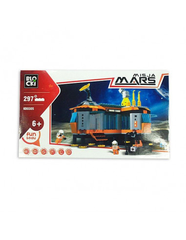 Misiune Marte 297 piese, Joc Constructie Blocki,UNIQ37155
