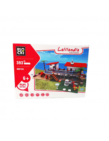 Lalilandia Casa pe plaja 393 piese, Joc Constructie