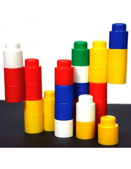 Bebito Mega Rond, 48 piese, Joc Constructie Juno,JC 14C