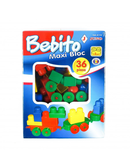 Bebito Maxi Rond, 36 piese, Joc Constructie Juno,JC 11C