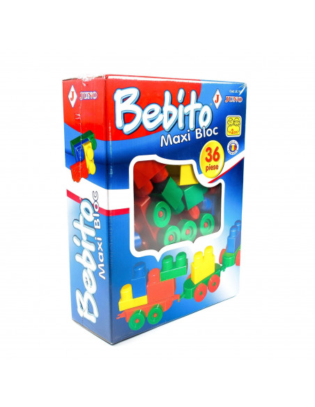 Bebito Maxi Rond, 36 piese, Joc Constructie Juno,JC 11C