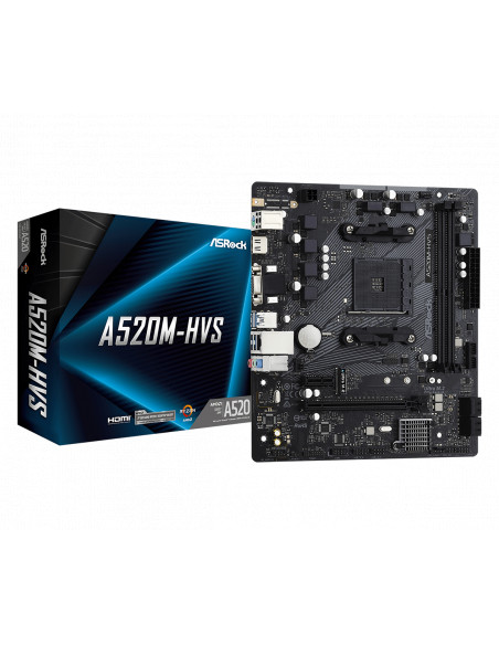 Placa de baza ASRock A520M-HVS, Socket AM4,A520M-HVS