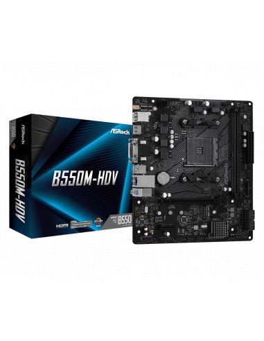 Placa de baza ASRock B550M-HDV, Socket AM4,B550M-HDV