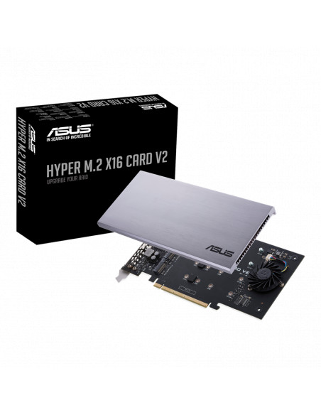 Placa PCIe Asus HYPER M.2 X16 CARD V2 PCIe 3.0,HYPER M.2 PCIE V2
