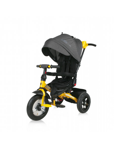 Tricicleta JAGUAR AIR Wheels, Black & Yellow Tricicleta JAGUAR AIR Wheels, Black & Yellow