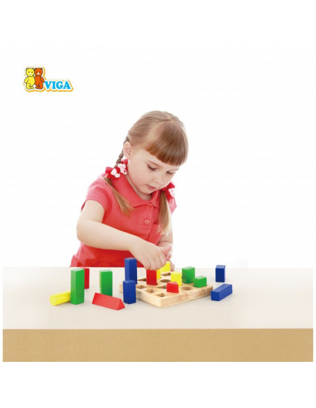 Puzzle sortator 4 forme geometrice,51367