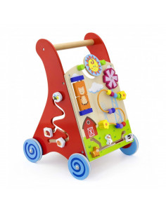 Antemergator rosu cu activitati tip Montessori,50950 2
